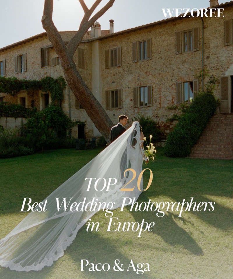 Top 20 wedding photographers in Europe - Wezoree
