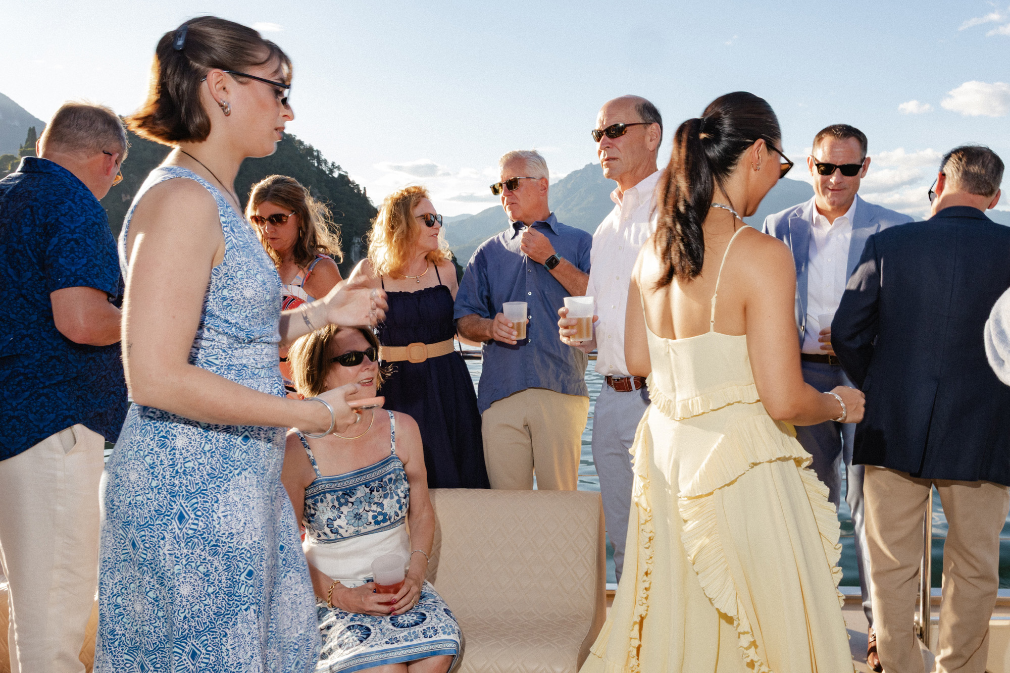 Wedding portrait on Lake Como