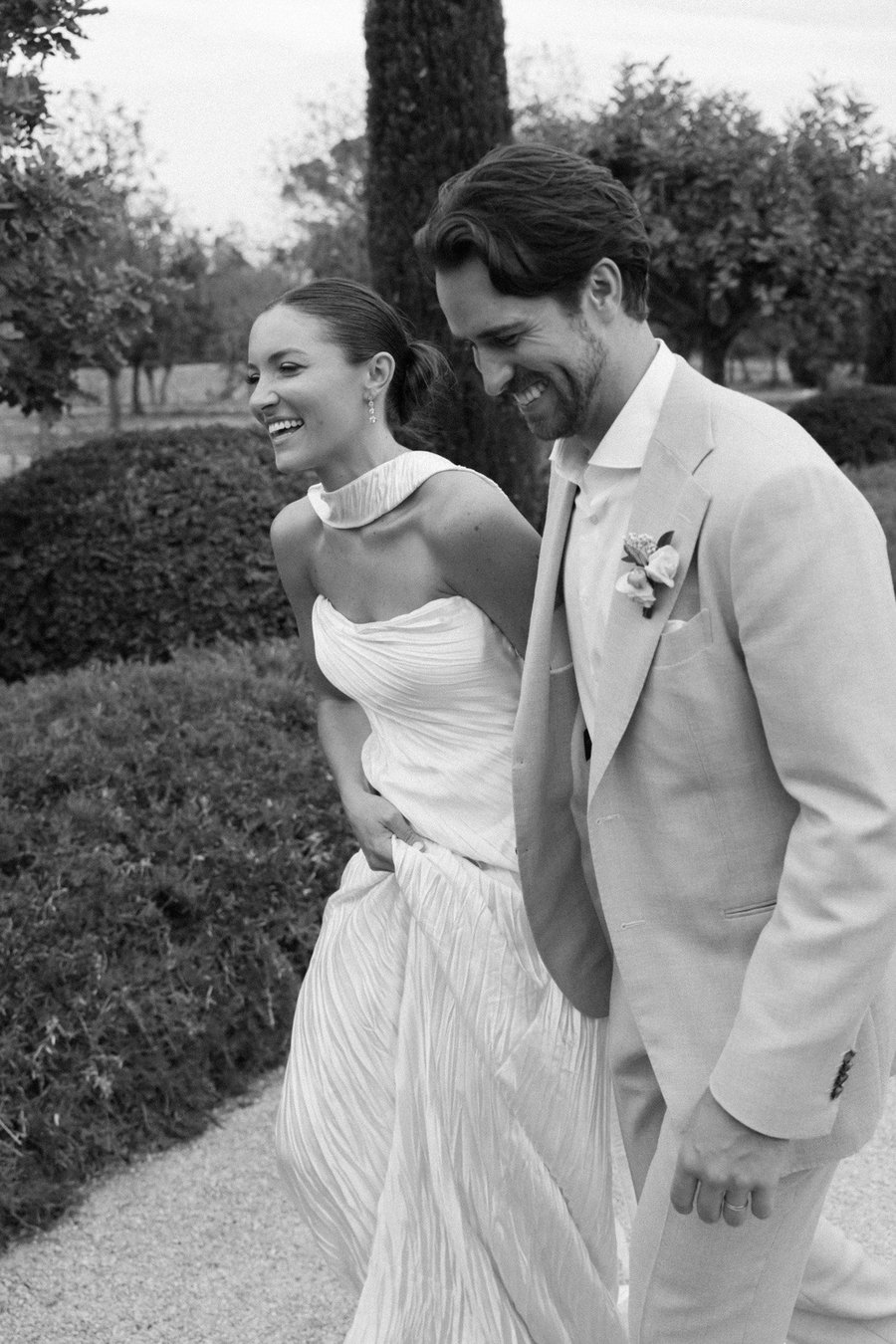Editorial wedding photographer capturing a couple portrait