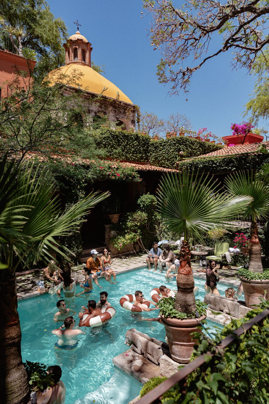 Party at Casa Hyder in San Miguel de Allende