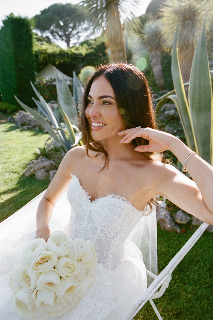Bridal portrait at a Barcelona wedding