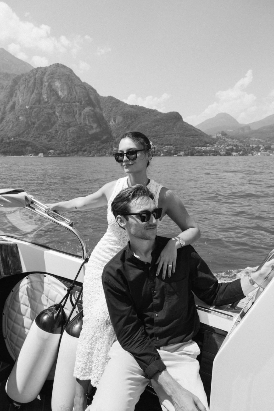 Couple photo shoot on Lago di Como