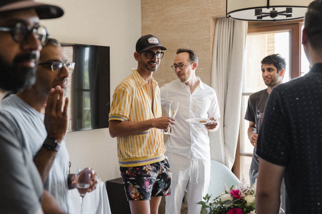 indian wedding Mallorca groom