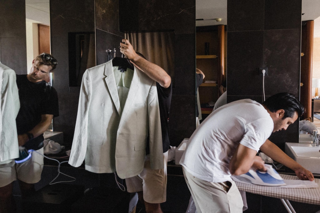 indian wedding Mallorca groom