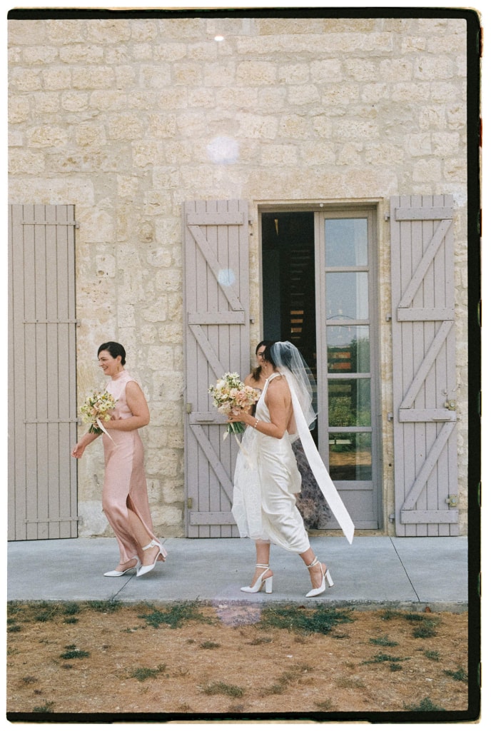 South France analog wedding photographer