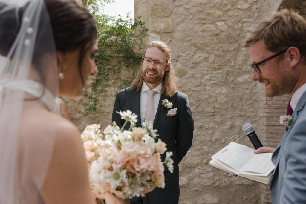 South France wedding chapel ceremony