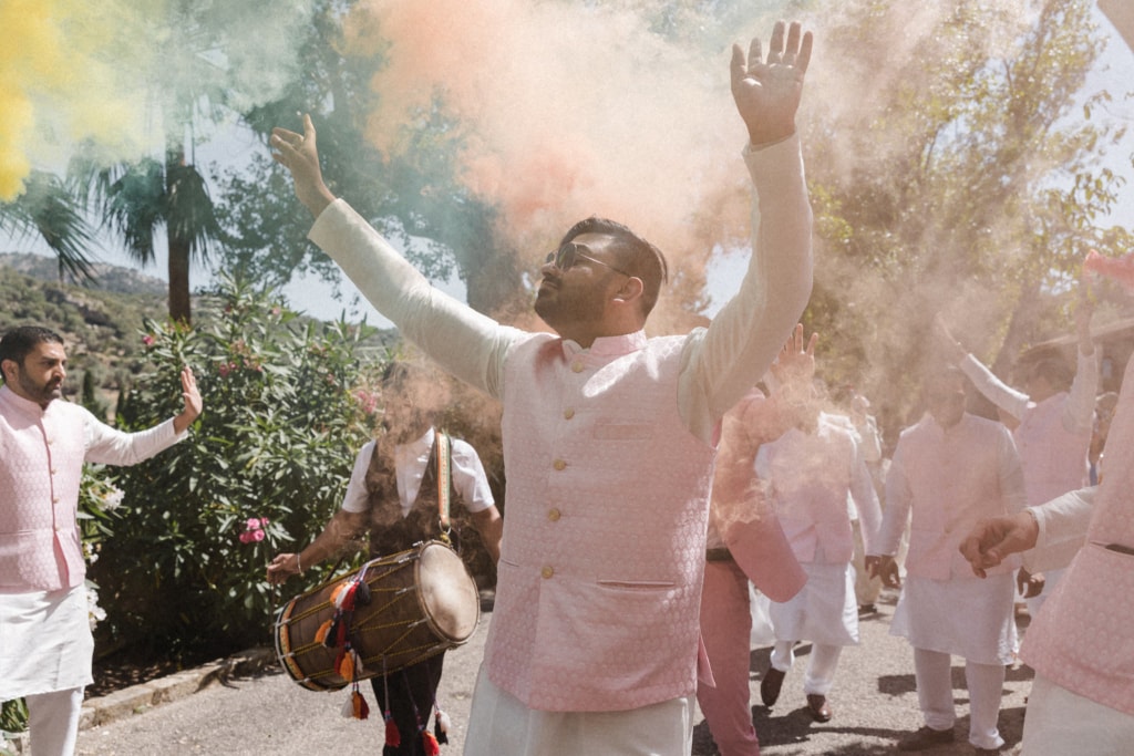 baraat indian wedding Mallorca Spain
