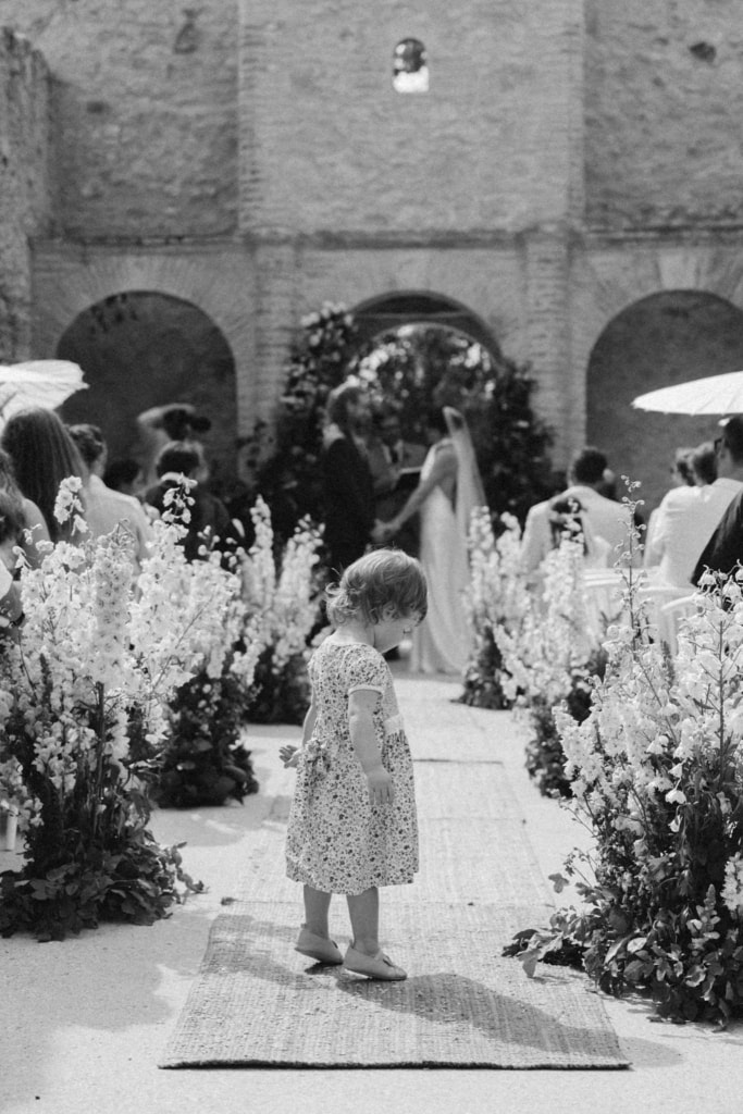 South France wedding chapel ceremony