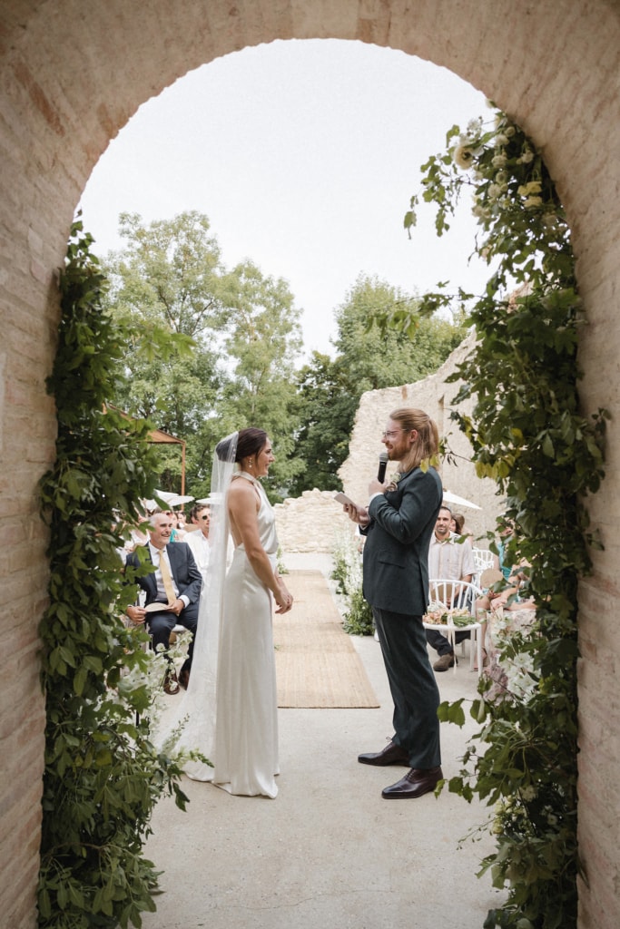 South France wedding chapel ceremony