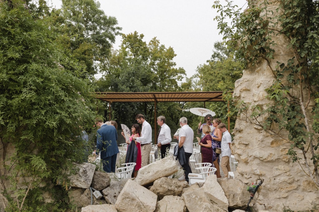 South France wedding chapel ceremony