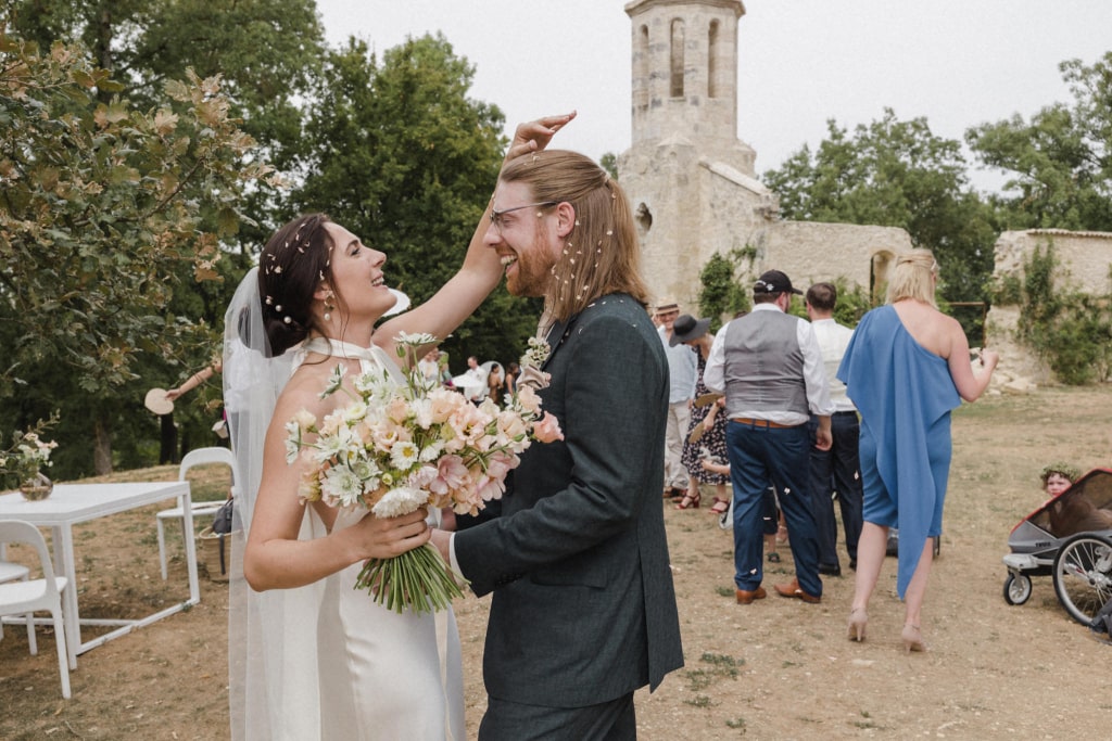 South France wedding chapel ceremony