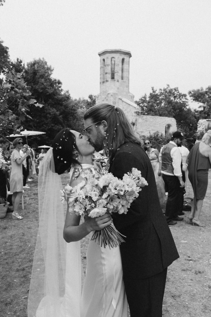 South France wedding chapel ceremony