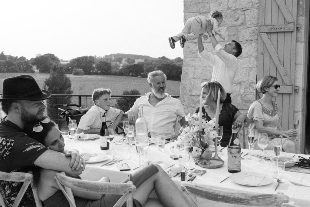 South France wedding reception