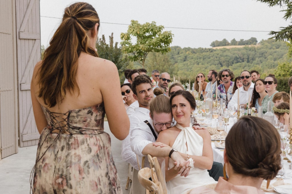 South France wedding reception