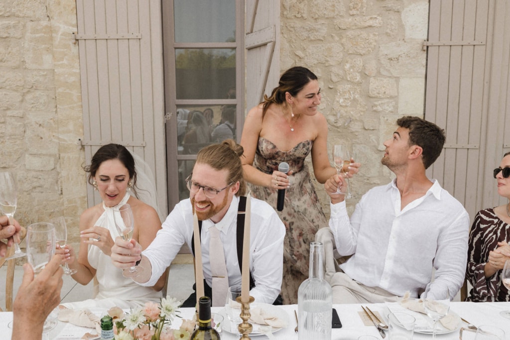 South France wedding reception