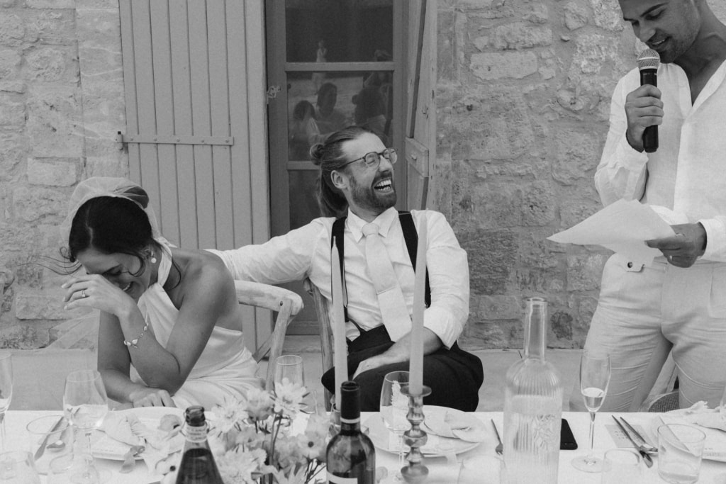 South France wedding reception