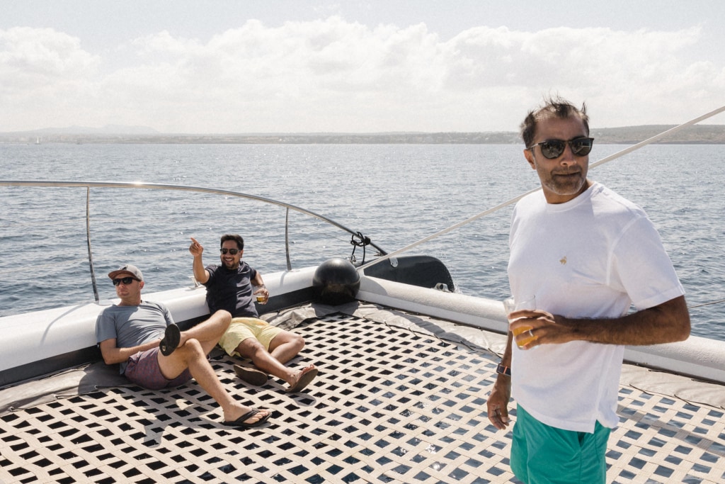 Mallorca pre wedding boat party