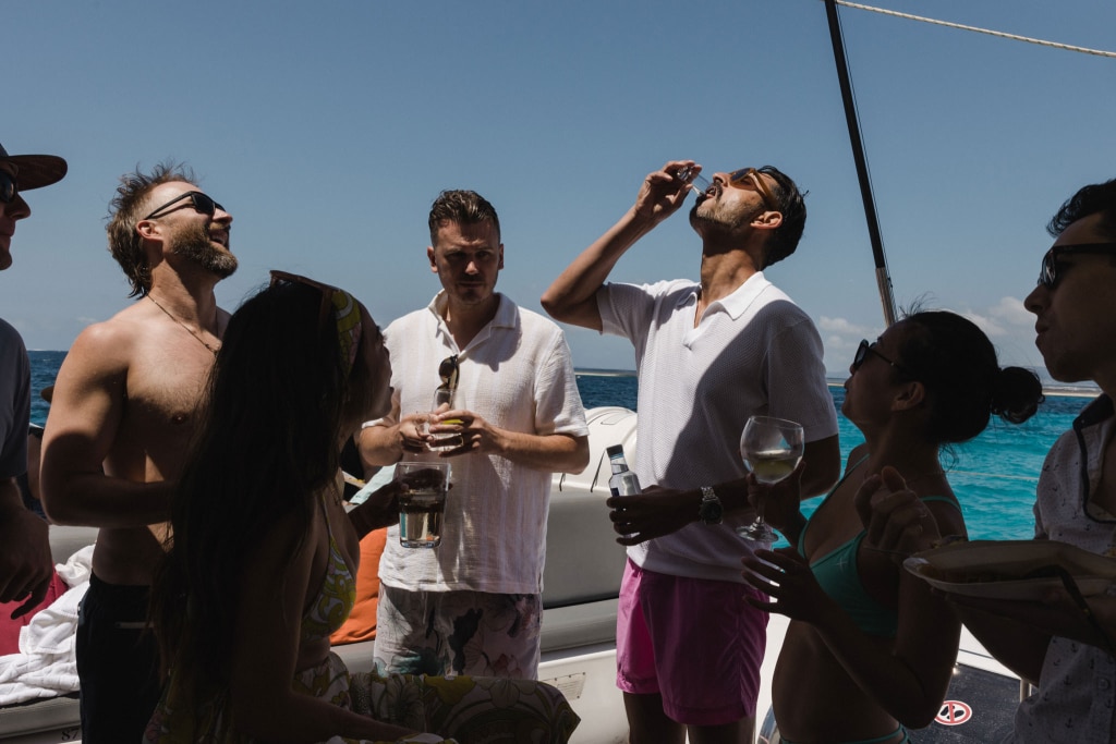 Mallorca pre wedding boat party