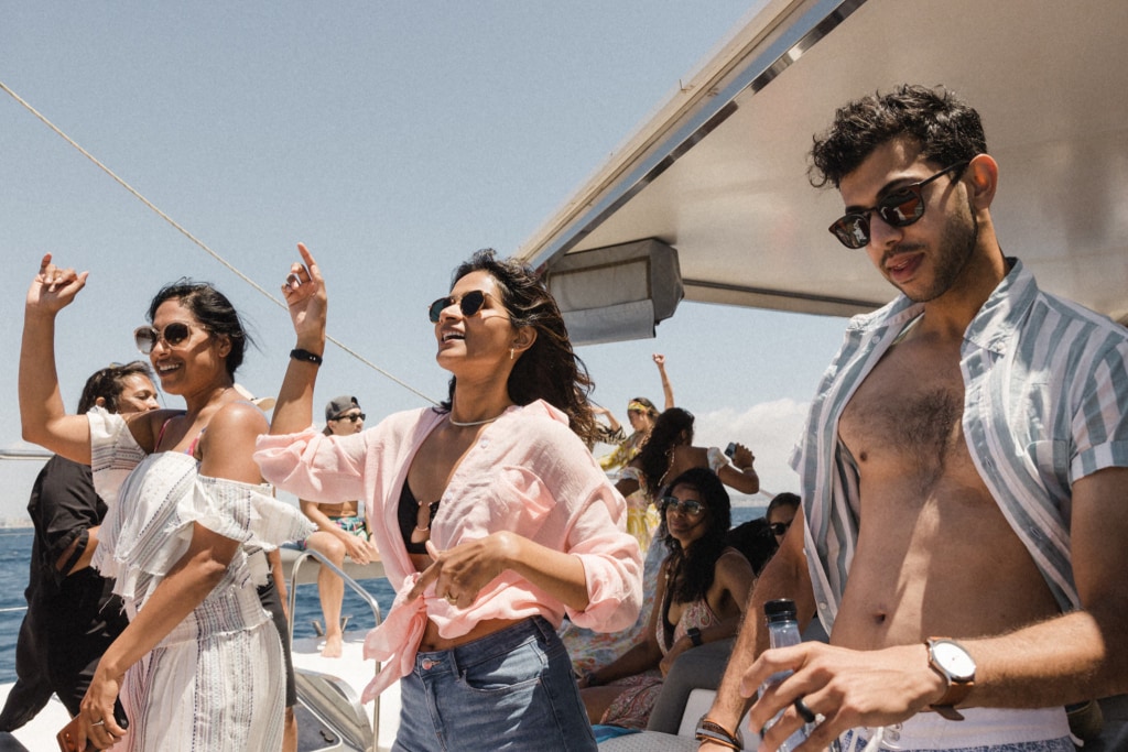 Mallorca pre wedding boat party
