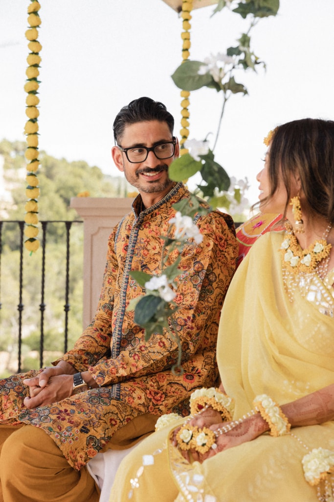 Haldi ceremony Mallorca Spain