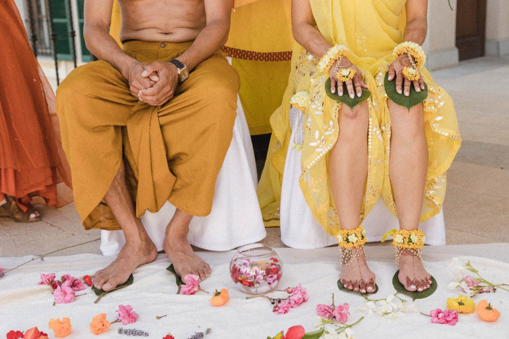 Haldi ceremony Mallorca Spain
