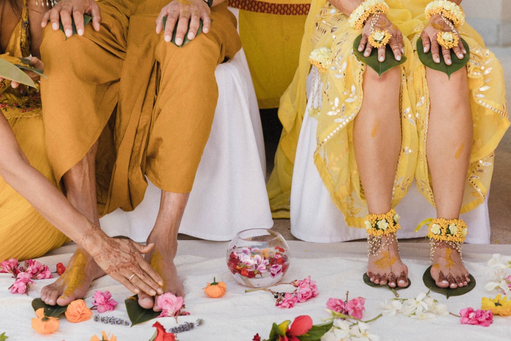 Haldi ceremony Mallorca Spain