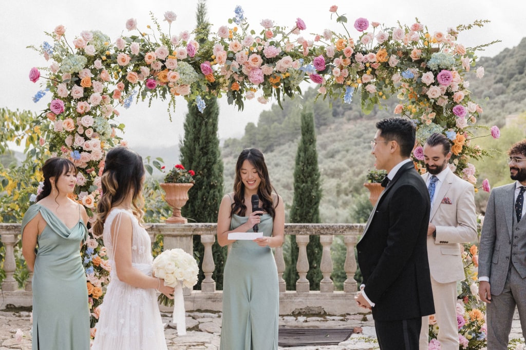 Finca Comassema wedding ceremony