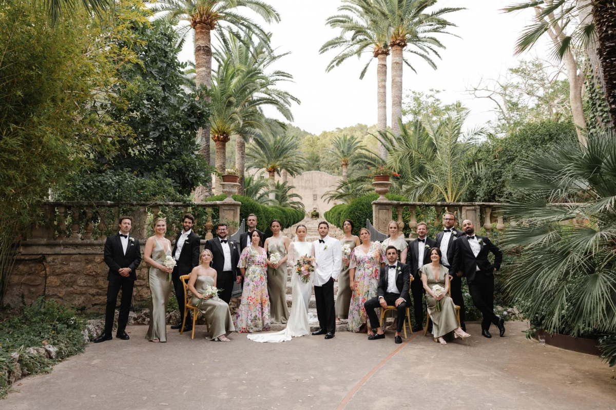 Jewish wedding Mallorca Jardines de Alfabia
