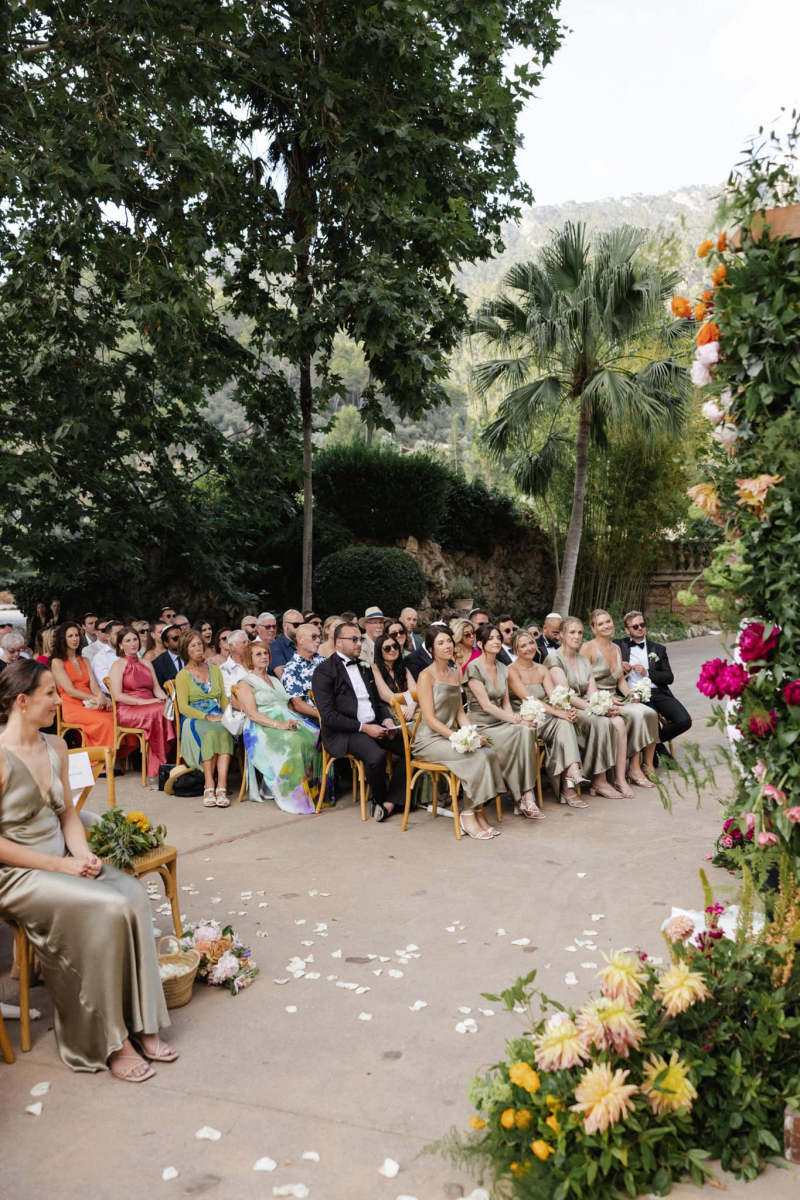 Jewish wedding Mallorca Jardines de Alfabia