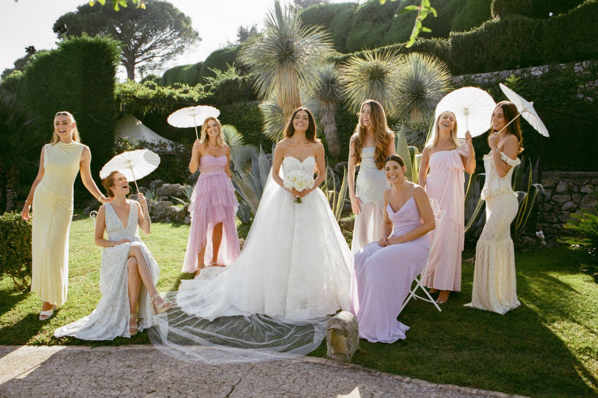 Amalfi film wedding photographer Villa Cimbrone