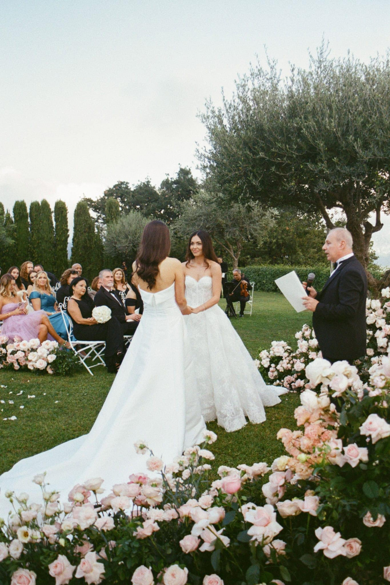 Amalfi film wedding photographer Villa Cimbrone