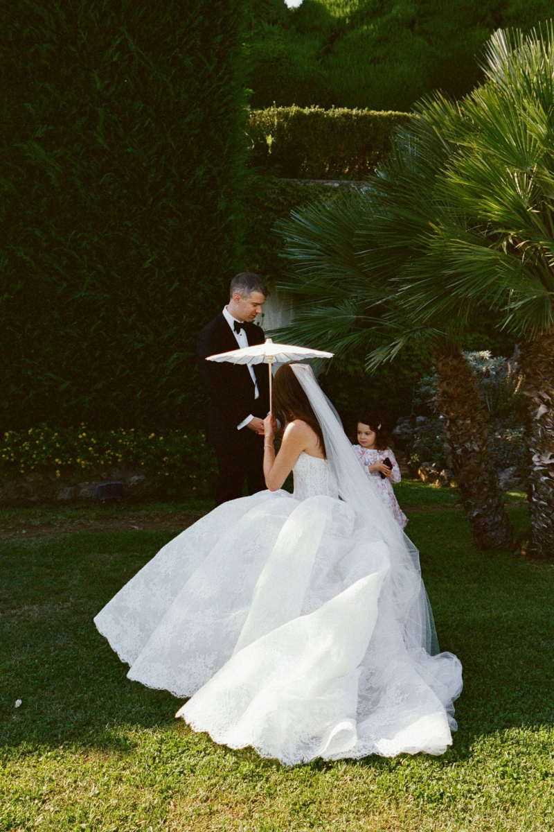 Amalfi film wedding photographer Villa Cimbrone