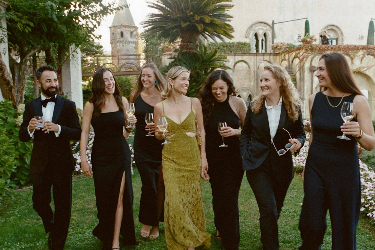 Amalfi film wedding photographer Villa Cimbrone