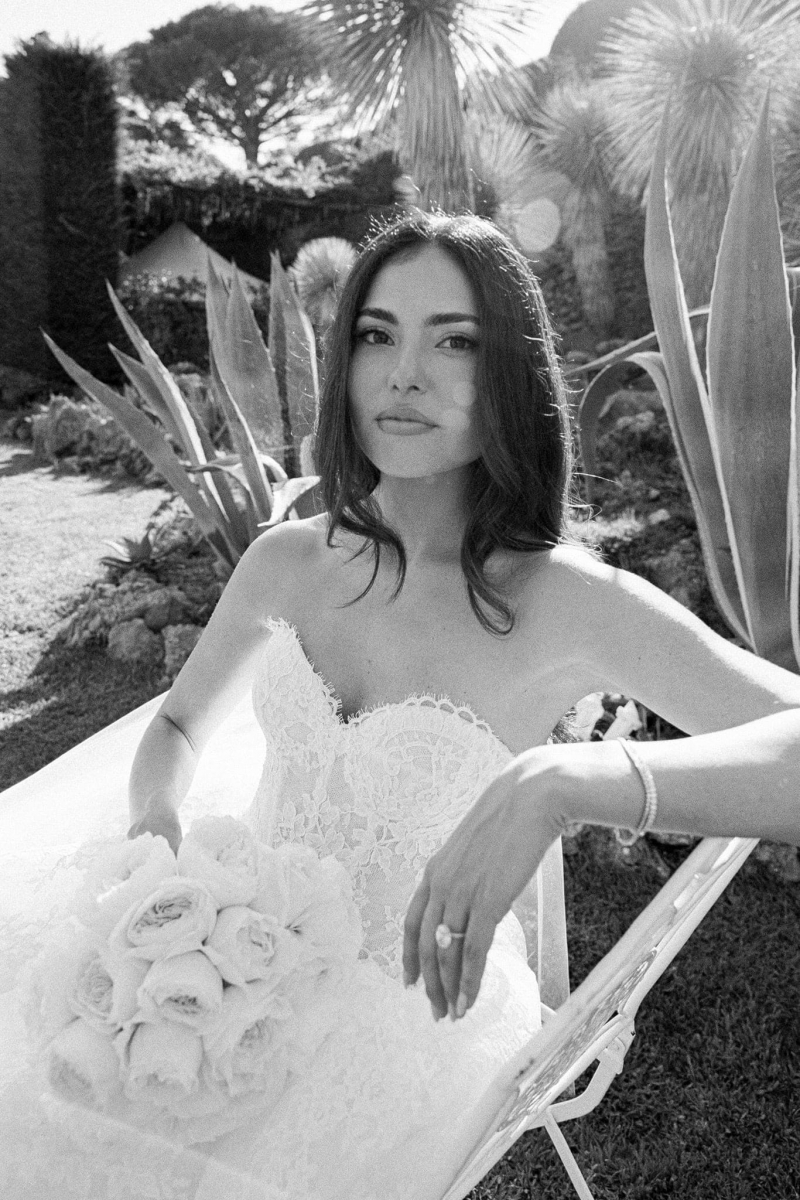 Amalfi film wedding photographer Villa Cimbrone