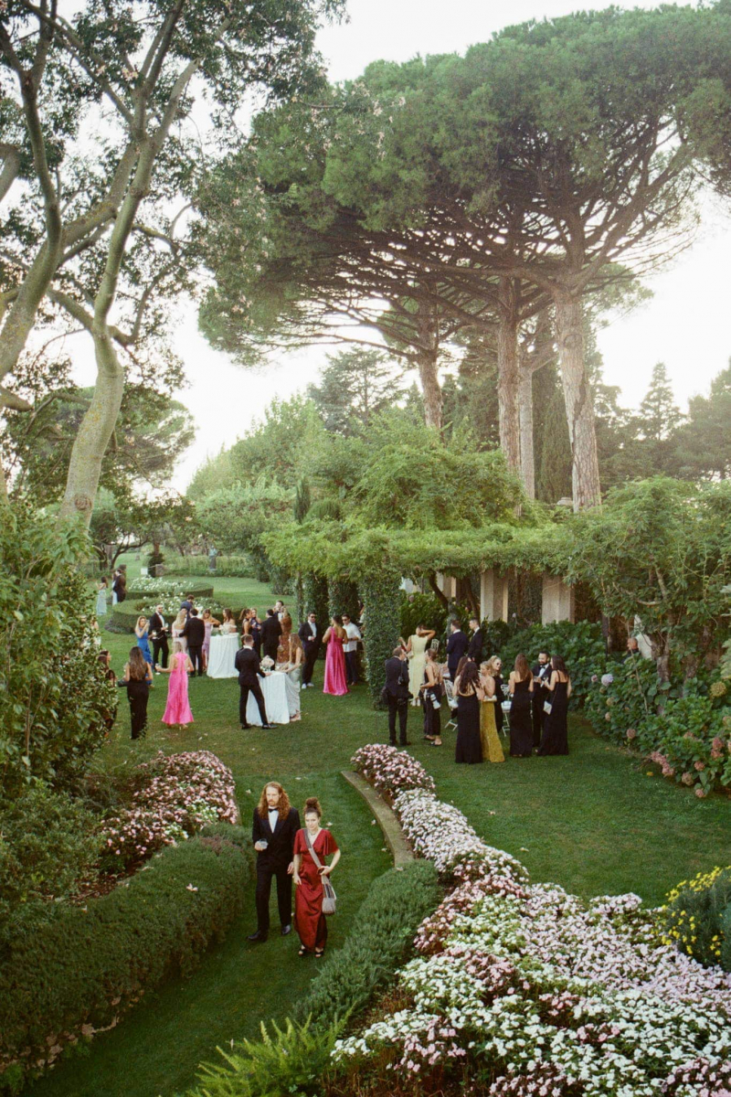 Amalfi film wedding photographer Villa Cimbrone