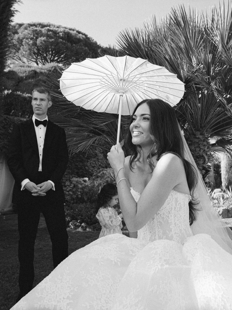 Amalfi film wedding photographer Villa Cimbrone