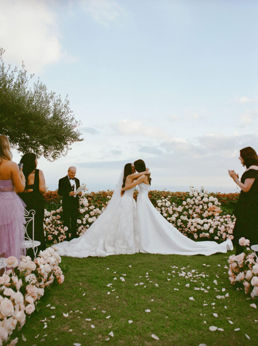 Amalfi film wedding photographer Villa Cimbrone