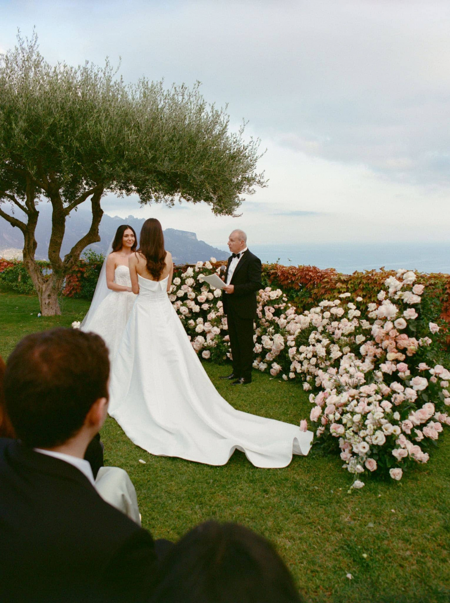 Amalfi film wedding photographer Villa Cimbrone