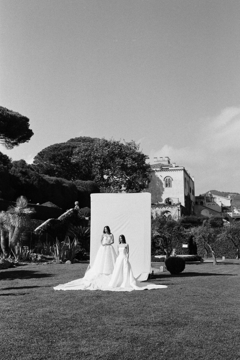 Amalfi film wedding photographer Villa Cimbrone