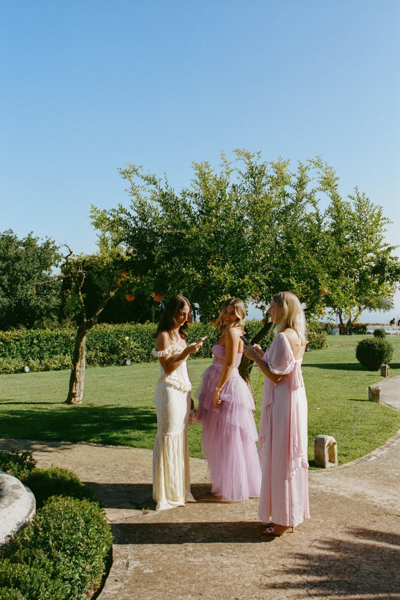 Amalfi film wedding photographer Villa Cimbrone