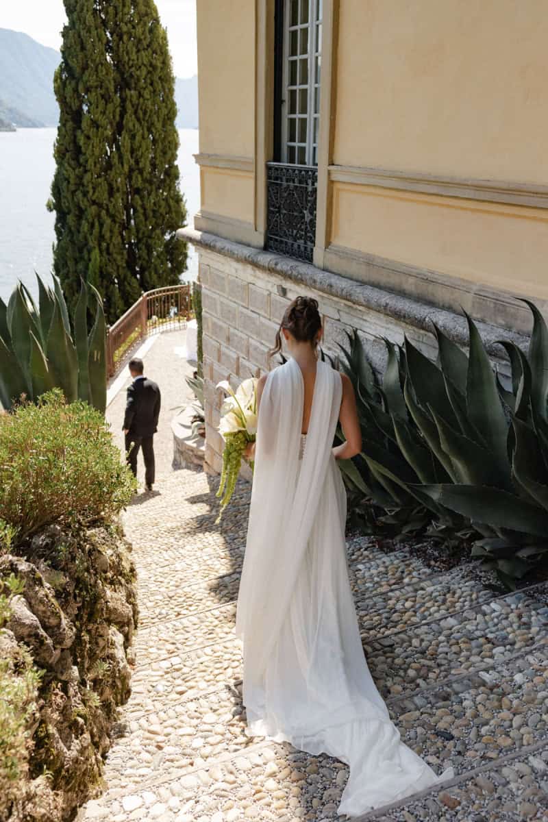 Lake Como wedding photographer first look