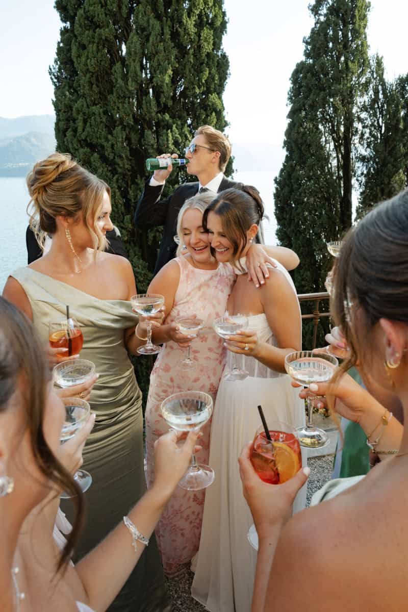 Lake Como wedding cocktail