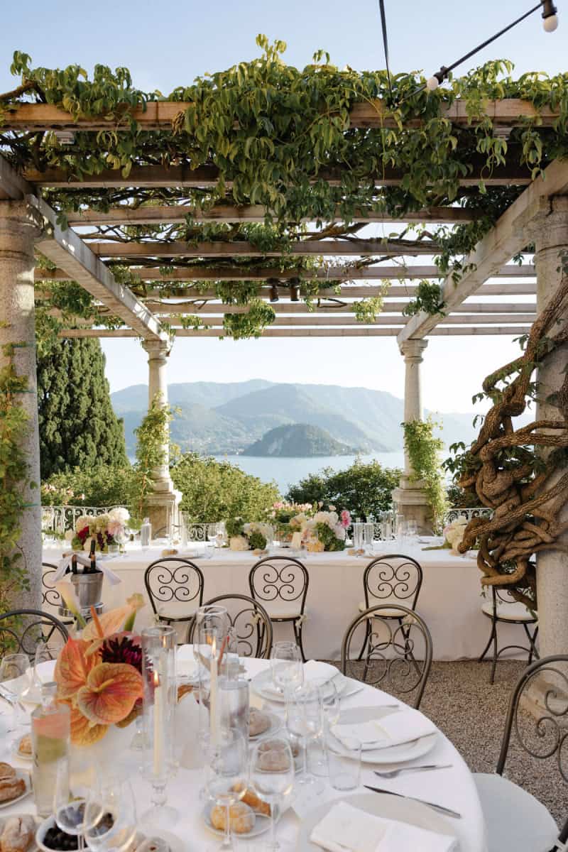 Villa Cipressi wedding decor